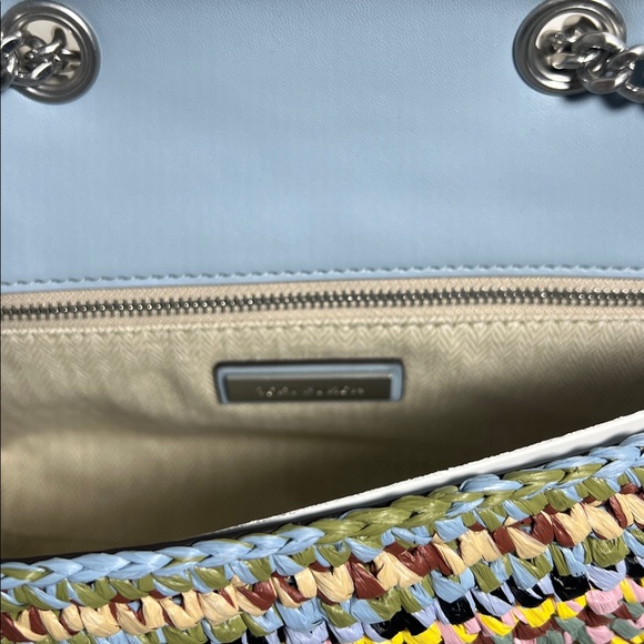 NWT Tory Burch Willa Raffia Small Shoulder Bag - Picture 10 of 16